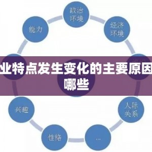 职业特点发生变化的主要原因有哪些