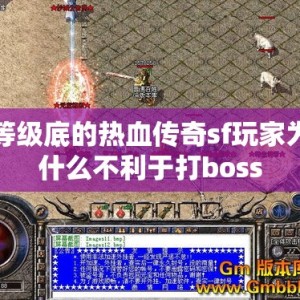 等级底的热血传奇sf玩家为什么不利于打boss