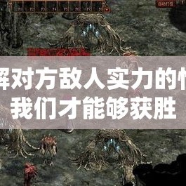 了解对方敌人实力的情况我们才能够获胜