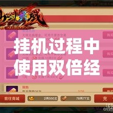 挂机过程中使用双倍经验符的好处有哪些
