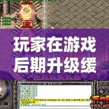 玩家在游戏后期升级缓慢的原因是什么