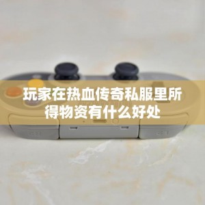 玩家在热血传奇私服里所得物资有什么好处