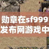勋章在sf999发布网游戏中如何快速升级