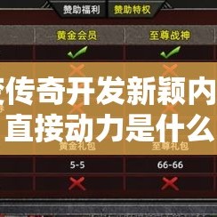 中变传奇开发新颖内容的直接动力是什么