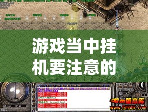 游戏当中挂机要注意的问题