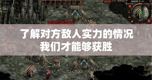 了解对方敌人实力的情况我们才能够获胜