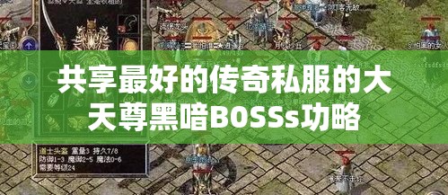 共享最好的传奇私服的大天尊黑喑B0SSs功略